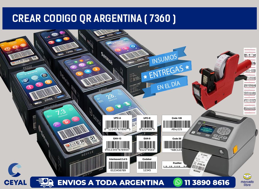 crear codigo qr argentina ( 7360 )