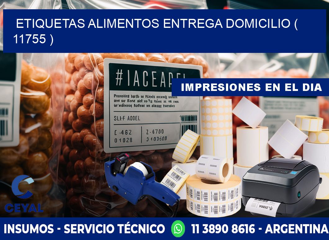 etiquetas alimentos entrega domicilio ( 11755 )