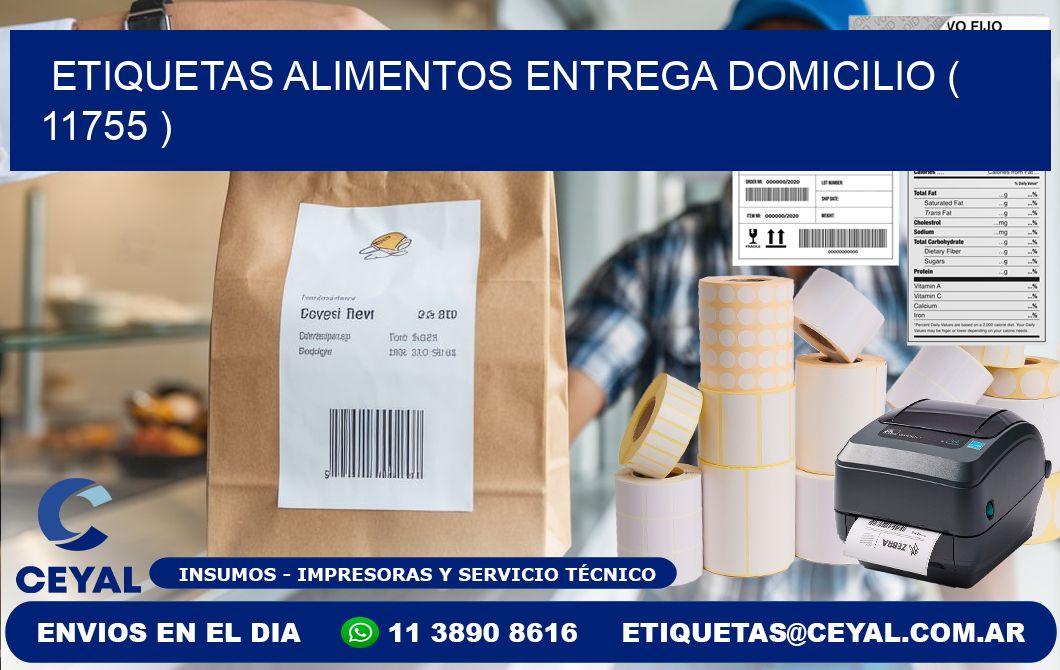 etiquetas alimentos entrega domicilio ( 11755 )