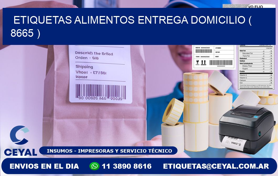 etiquetas alimentos entrega domicilio ( 8665 )