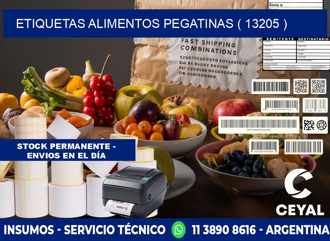 etiquetas alimentos pegatinas ( 13205 )