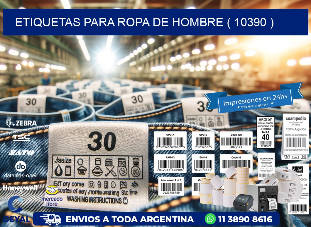 etiquetas para ropa de hombre ( 10390 )