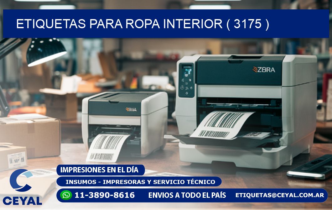 etiquetas para ropa interior ( 3175 )