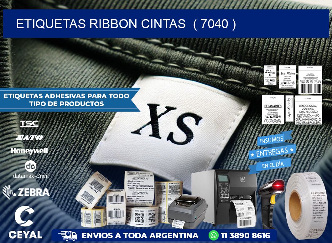 etiquetas ribbon cintas  ( 7040 )