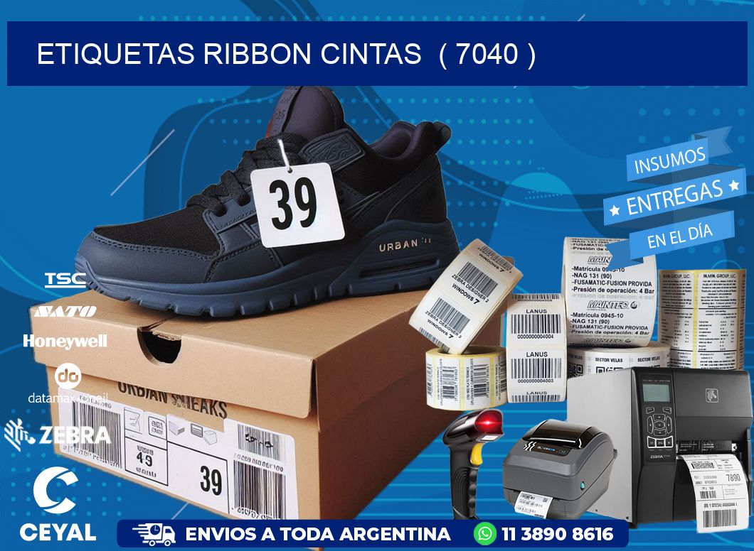 etiquetas ribbon cintas  ( 7040 )