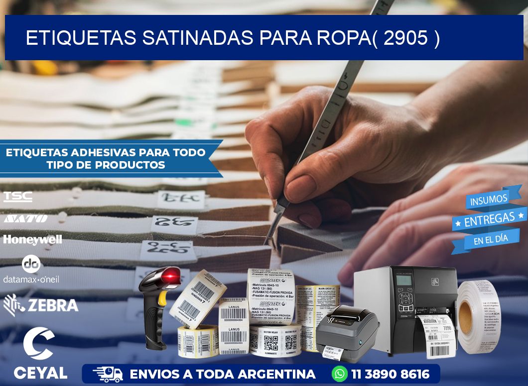 etiquetas satinadas para ropa( 2905 )