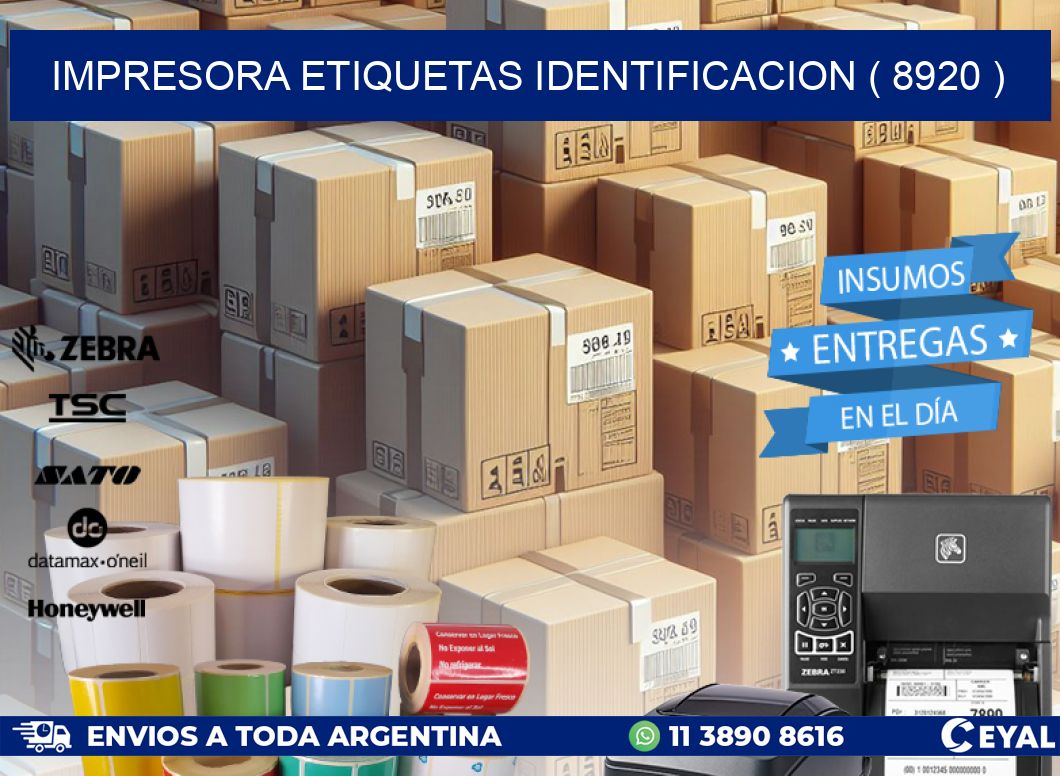 impresora etiquetas identificacion ( 8920 )