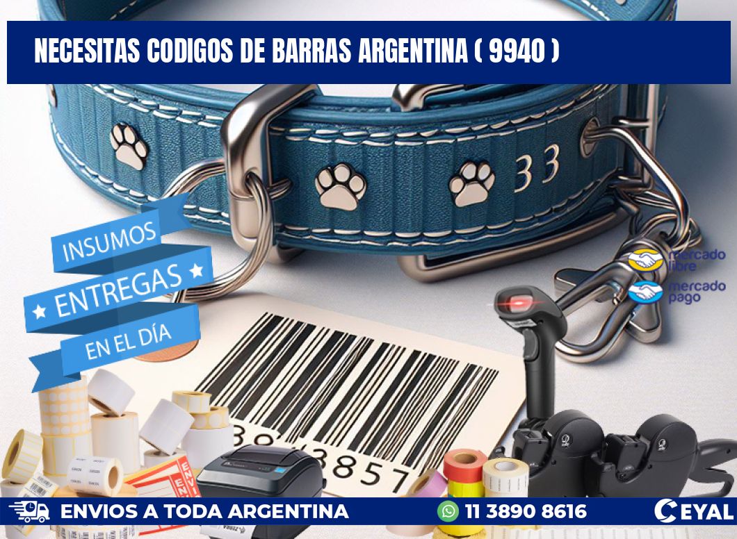 necesitas codigos de barras argentina ( 9940 )