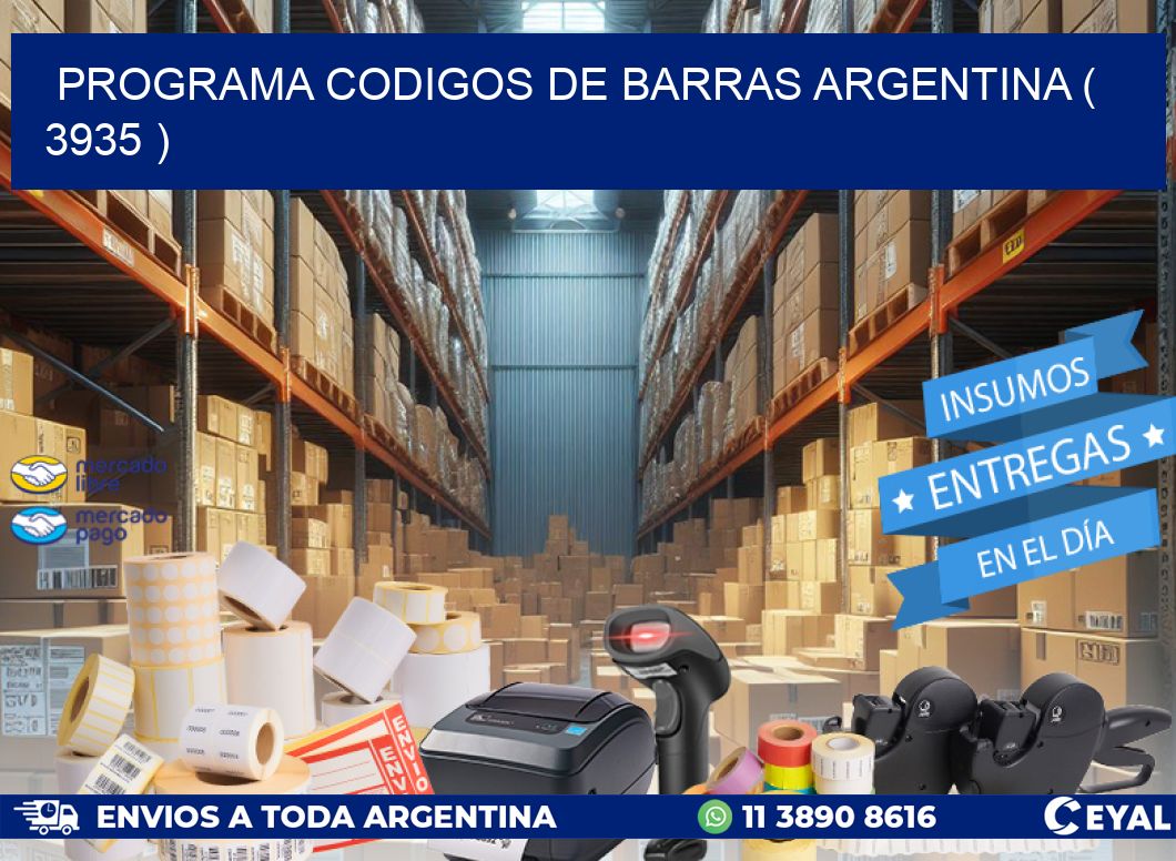 programa codigos de barras argentina ( 3935 )