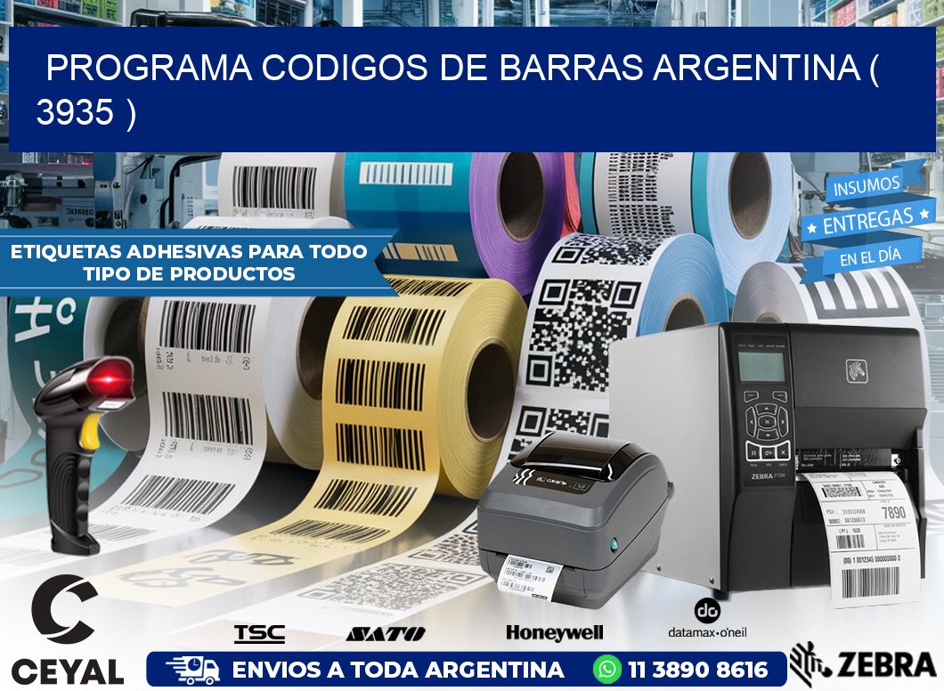 programa codigos de barras argentina ( 3935 )