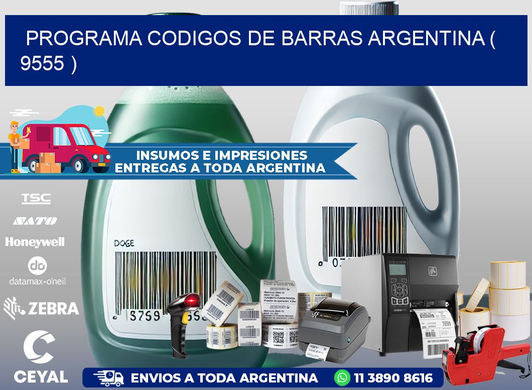 programa codigos de barras argentina ( 9555 )