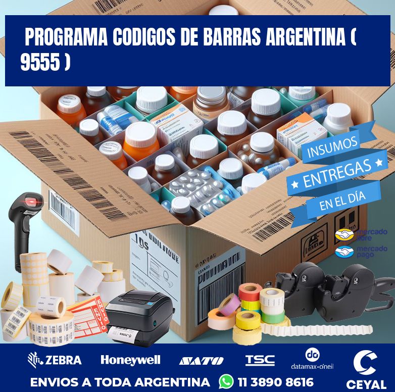 programa codigos de barras argentina ( 9555 )