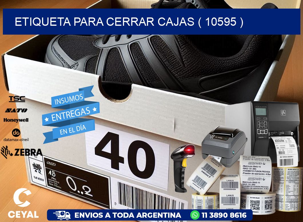 ETIQUETA PARA CERRAR CAJAS ( 10595 )