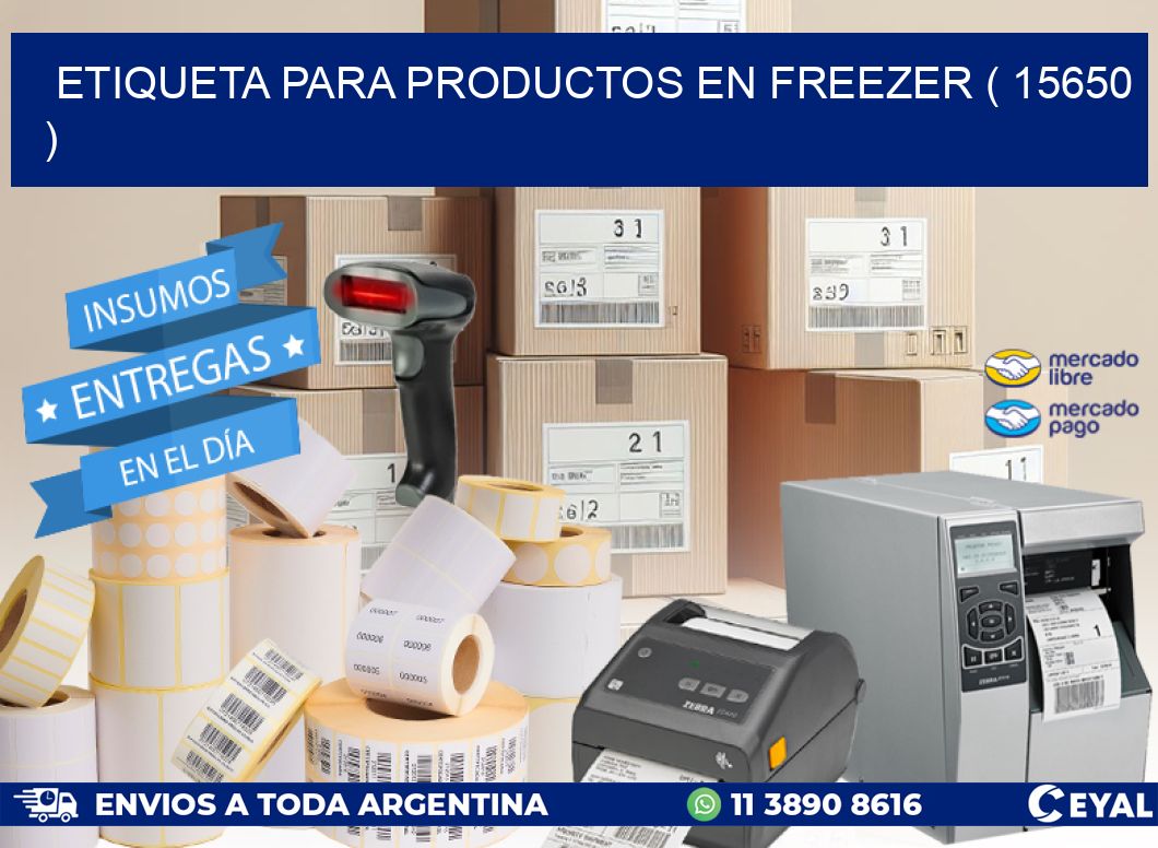 ETIQUETA PARA PRODUCTOS EN FREEZER ( 15650 )