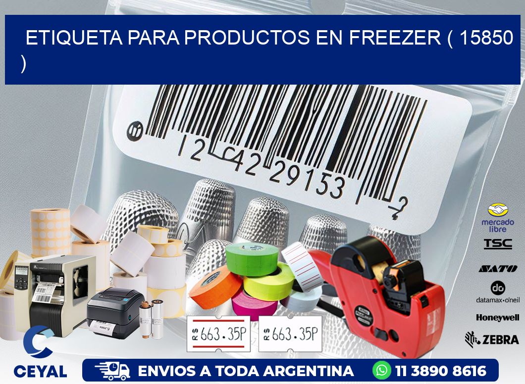 ETIQUETA PARA PRODUCTOS EN FREEZER ( 15850 )