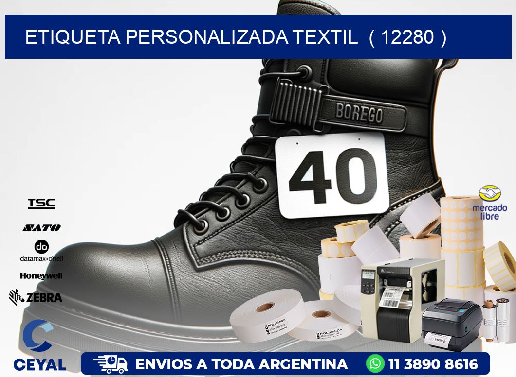 ETIQUETA PERSONALIZADA TEXTIL  ( 12280 )