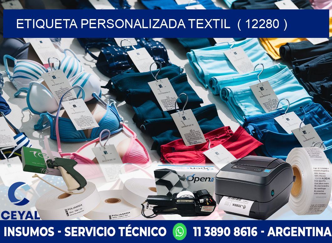 ETIQUETA PERSONALIZADA TEXTIL  ( 12280 )