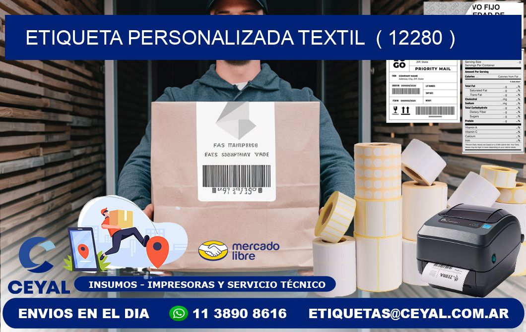 ETIQUETA PERSONALIZADA TEXTIL  ( 12280 )