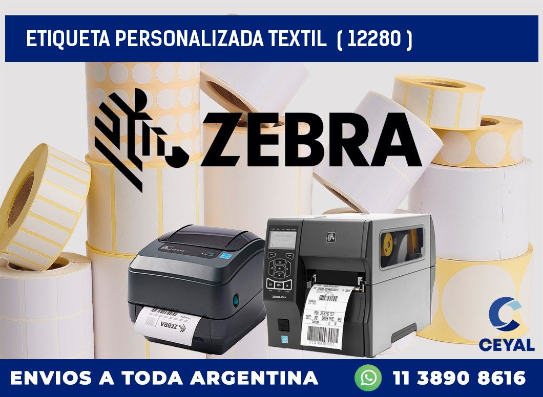 ETIQUETA PERSONALIZADA TEXTIL  ( 12280 )