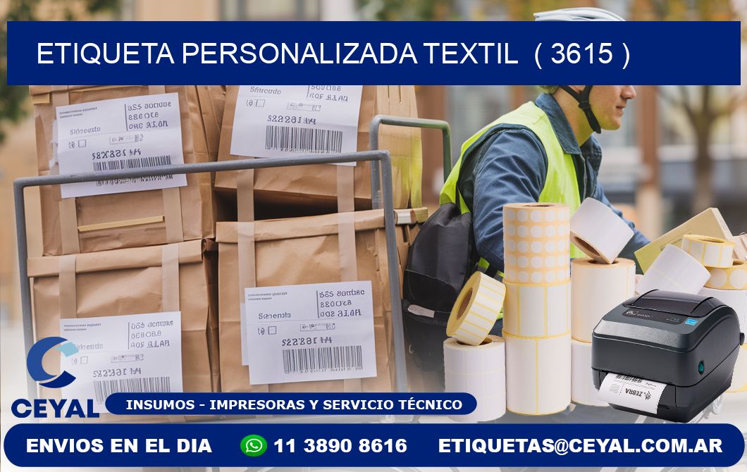 ETIQUETA PERSONALIZADA TEXTIL  ( 3615 )