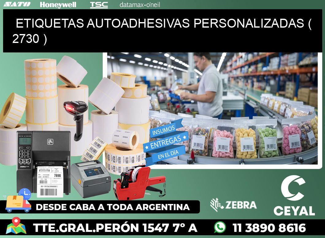 ETIQUETAS AUTOADHESIVAS PERSONALIZADAS ( 2730 )