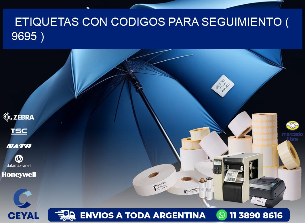 ETIQUETAS CON CODIGOS PARA SEGUIMIENTO ( 9695 )