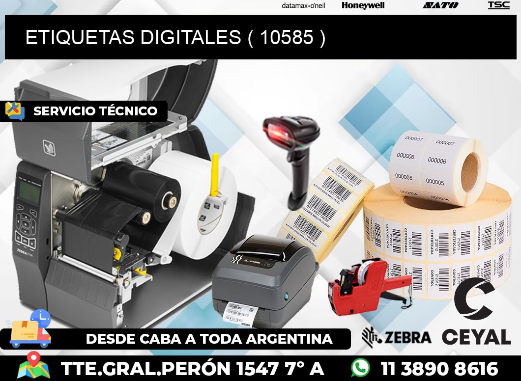 ETIQUETAS DIGITALES ( 10585 )