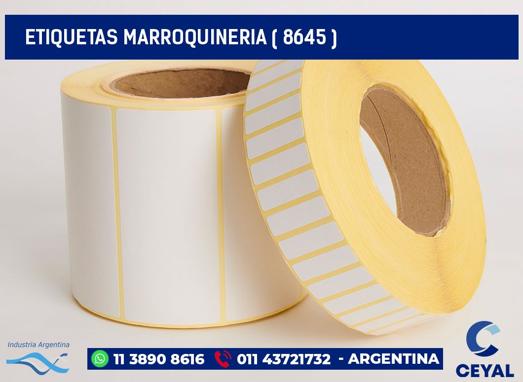 ETIQUETAS MARROQUINERIA ( 8645 )