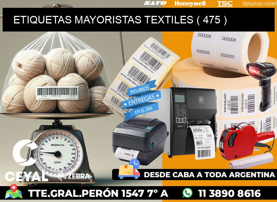 ETIQUETAS MAYORISTAS TEXTILES ( 475 )