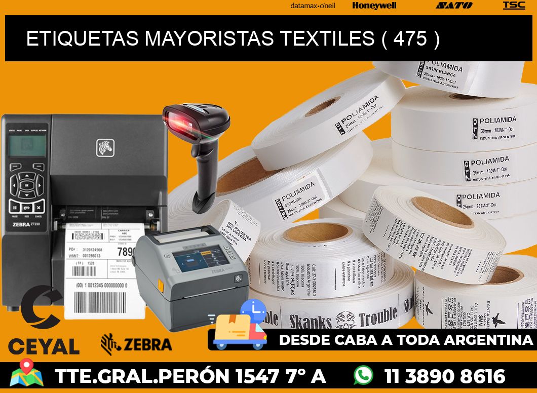 ETIQUETAS MAYORISTAS TEXTILES ( 475 )