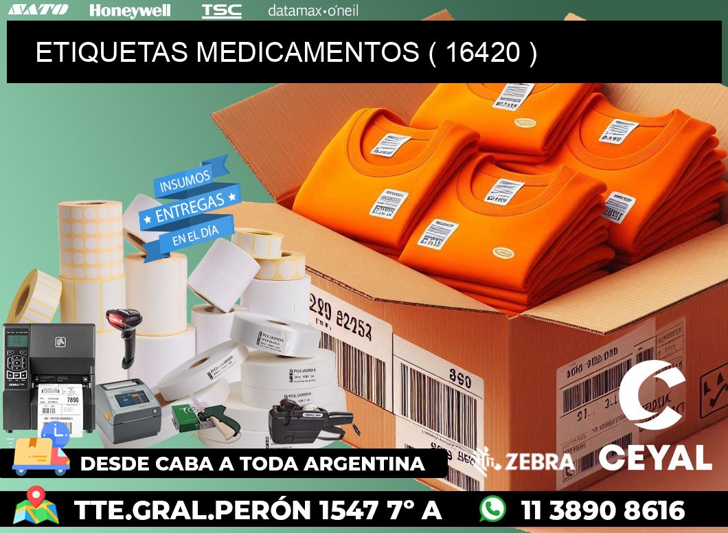 ETIQUETAS MEDICAMENTOS ( 16420 )