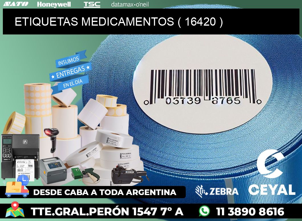 ETIQUETAS MEDICAMENTOS ( 16420 )