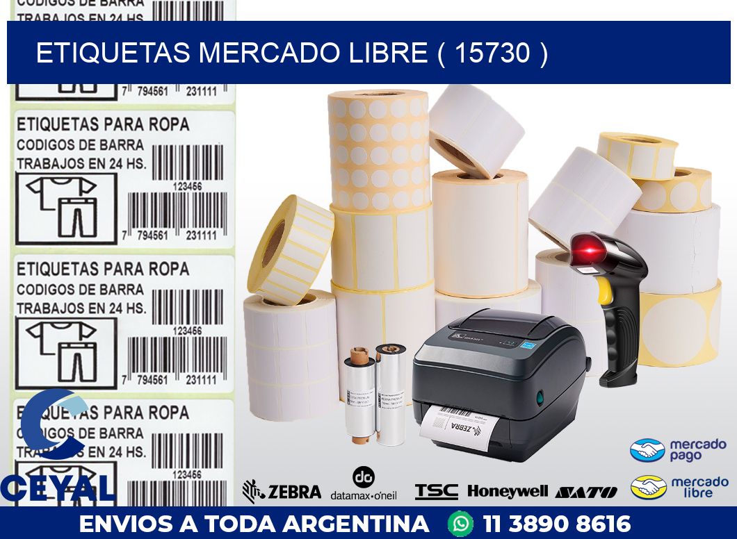 ETIQUETAS MERCADO LIBRE ( 15730 )