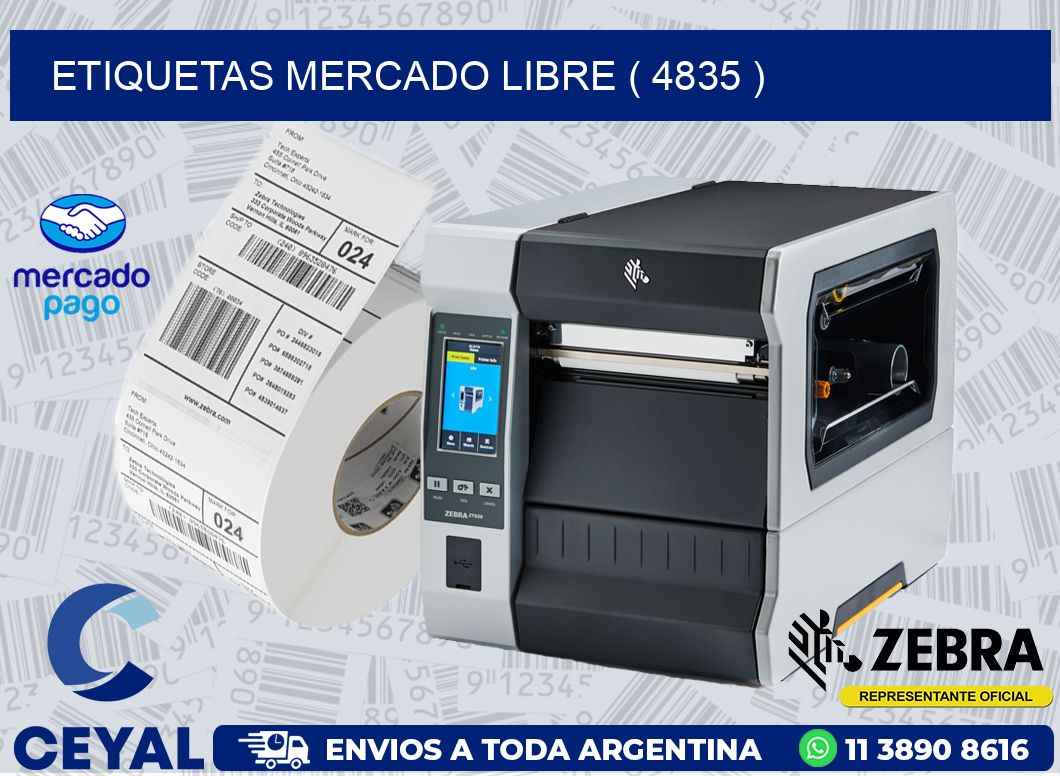 ETIQUETAS MERCADO LIBRE ( 4835 )