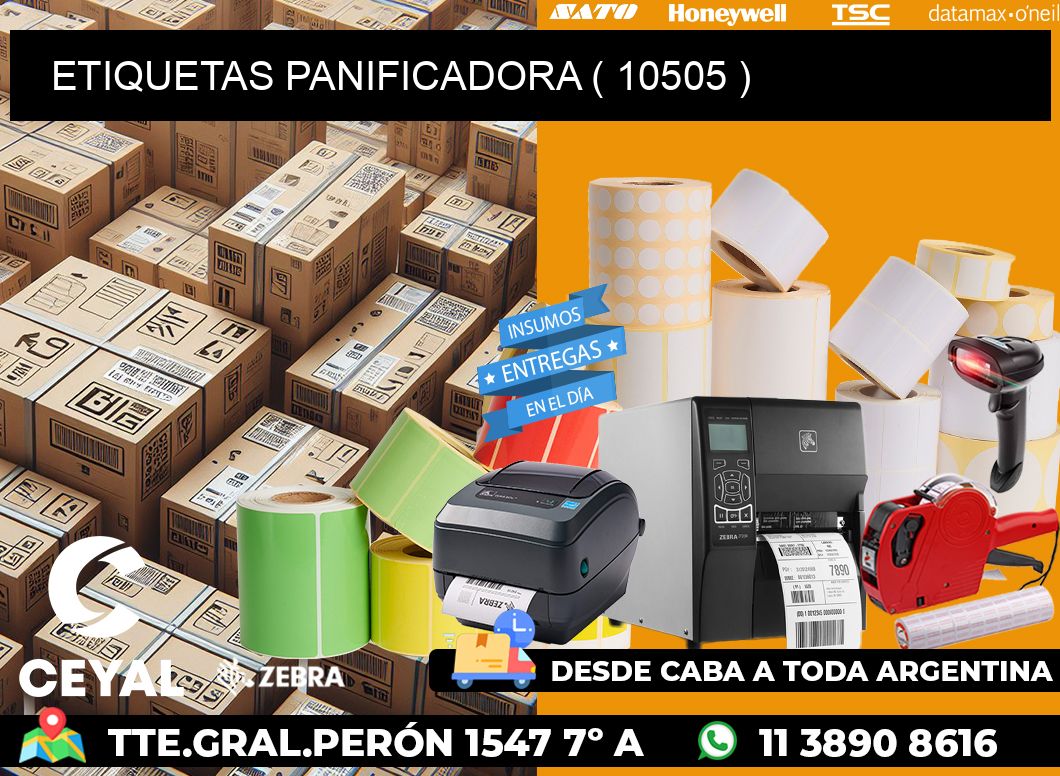 ETIQUETAS PANIFICADORA ( 10505 )