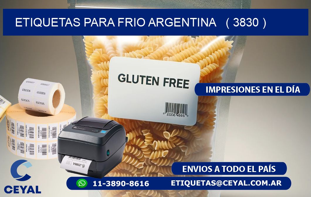 ETIQUETAS PARA FRIO ARGENTINA   ( 3830 )