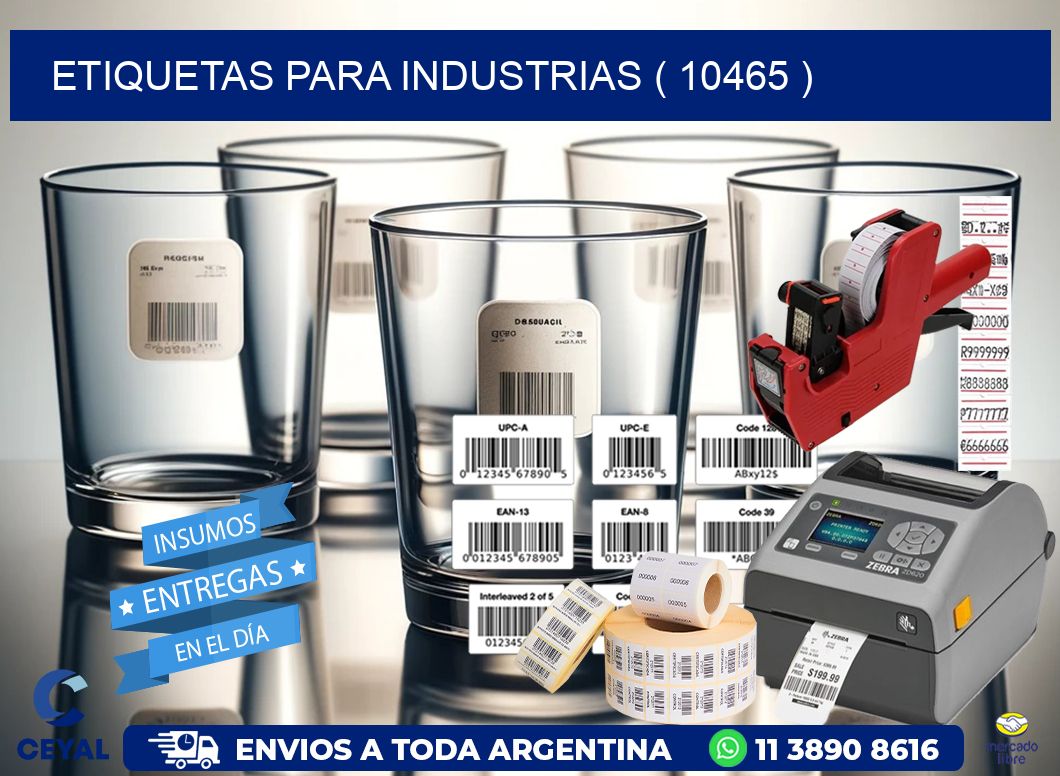 ETIQUETAS PARA INDUSTRIAS ( 10465 )