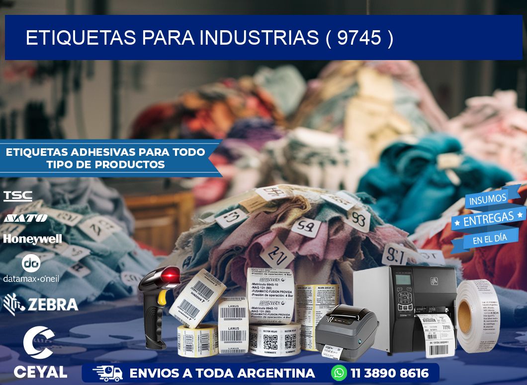 ETIQUETAS PARA INDUSTRIAS ( 9745 )