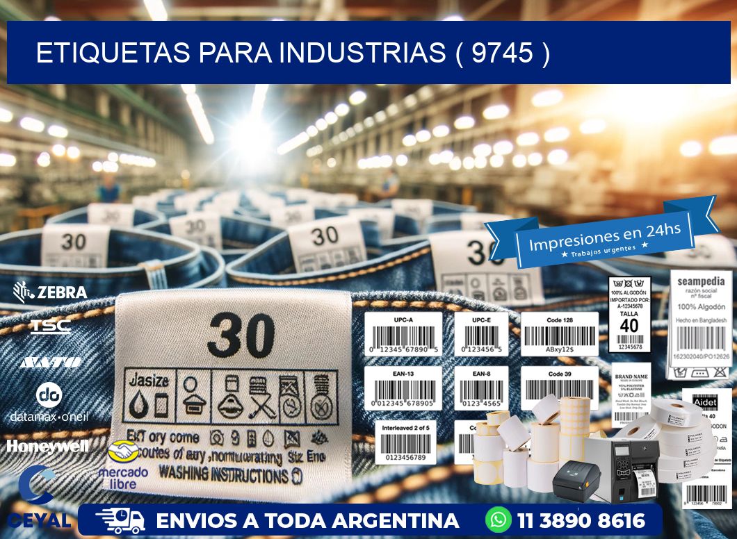 ETIQUETAS PARA INDUSTRIAS ( 9745 )