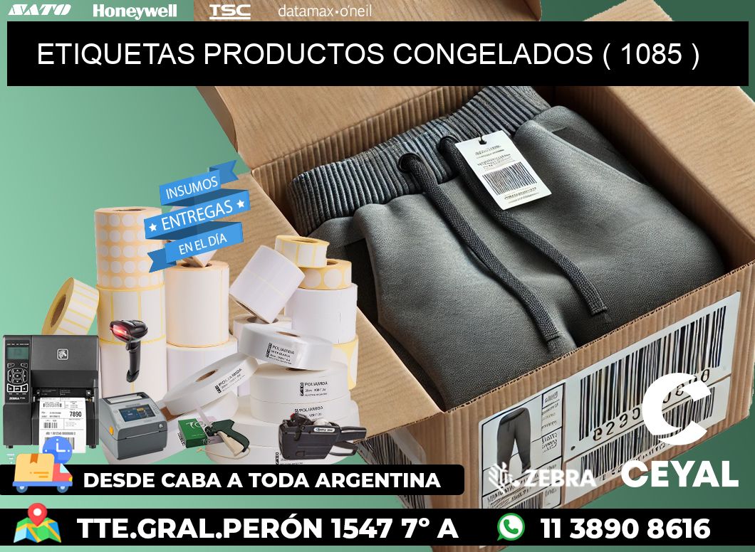 ETIQUETAS PRODUCTOS CONGELADOS ( 1085 )