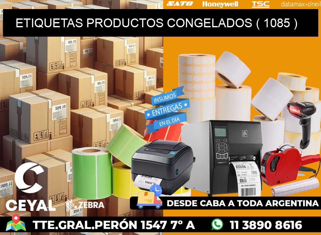 ETIQUETAS PRODUCTOS CONGELADOS ( 1085 )