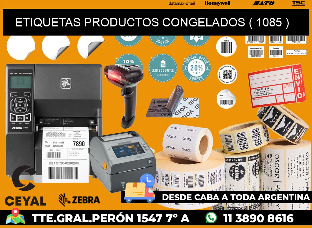 ETIQUETAS PRODUCTOS CONGELADOS ( 1085 )