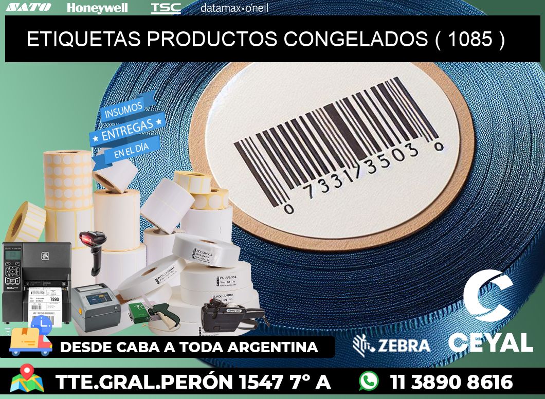 ETIQUETAS PRODUCTOS CONGELADOS ( 1085 )