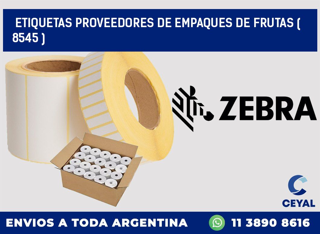 ETIQUETAS PROVEEDORES DE EMPAQUES DE FRUTAS ( 8545 )