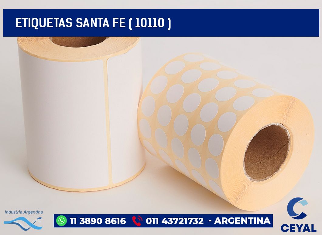 ETIQUETAS SANTA FE ( 10110 )