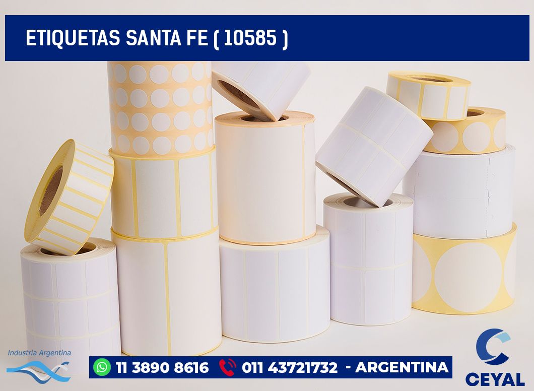 ETIQUETAS SANTA FE ( 10585 )