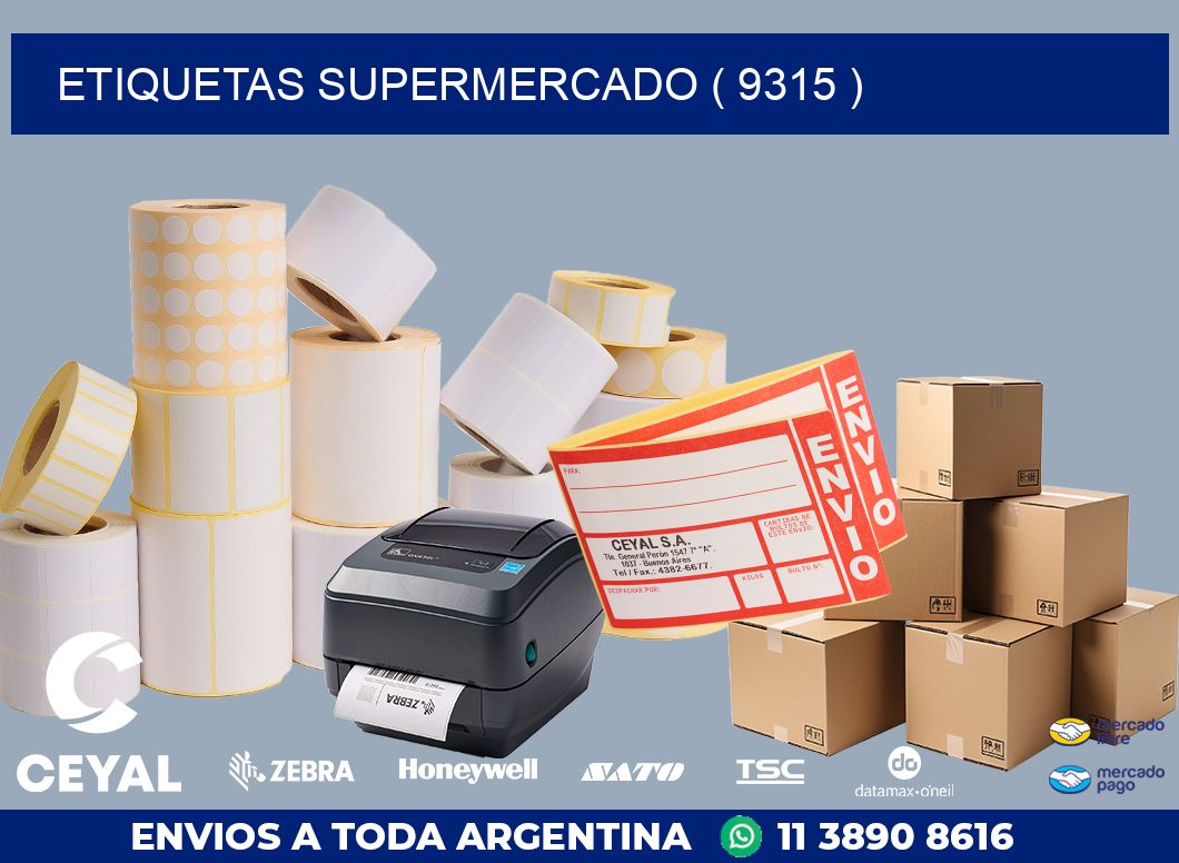 ETIQUETAS SUPERMERCADO ( 9315 )