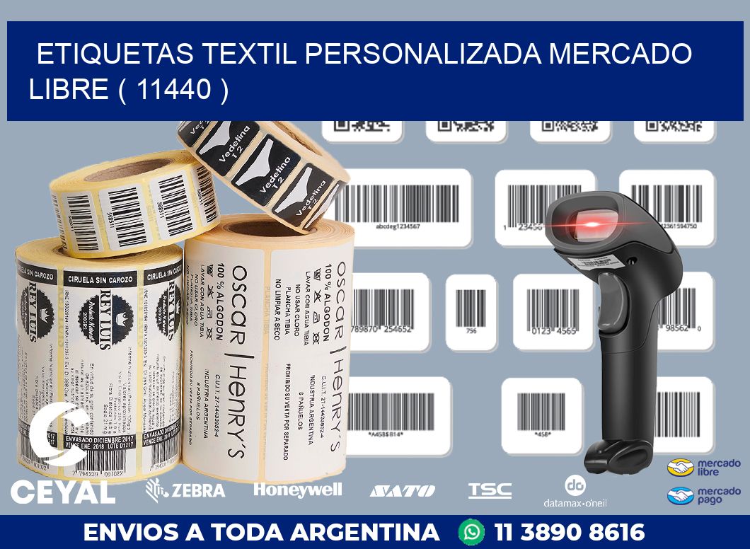 ETIQUETAS TEXTIL PERSONALIZADA MERCADO LIBRE ( 11440 )
