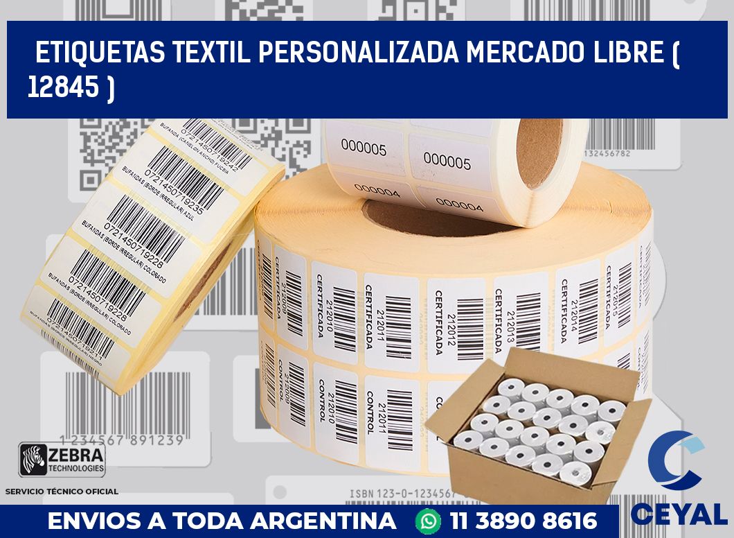 ETIQUETAS TEXTIL PERSONALIZADA MERCADO LIBRE ( 12845 )