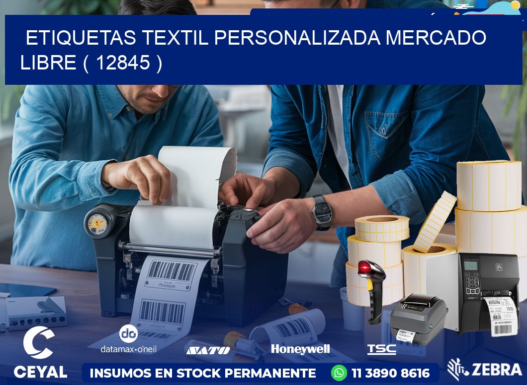 ETIQUETAS TEXTIL PERSONALIZADA MERCADO LIBRE ( 12845 )